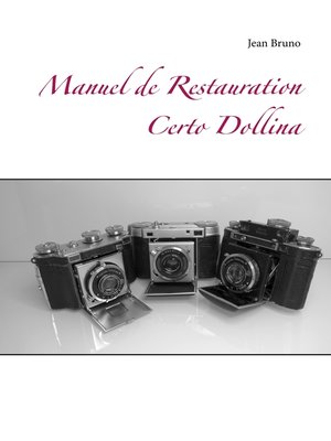 cover image of Manuel  de  Restauration  Certo Dollina